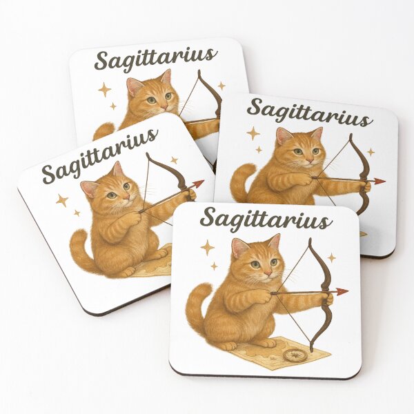Item preview, Zodiac Cat – Sagittarius | Funny Realistic Astrology Art designed and sold by PureConcept.