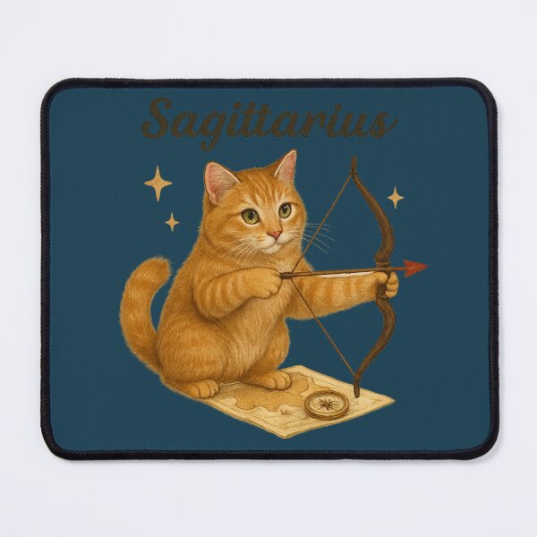 Item preview, Zodiac Cat – Sagittarius | Funny Realistic Astrology Art designed and sold by PureConcept.