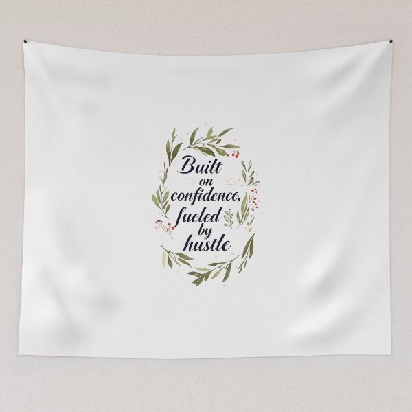 Item preview, Built on Confidence, Fueled by Hustle – Motivational Quote designed and sold by GoxyVision.