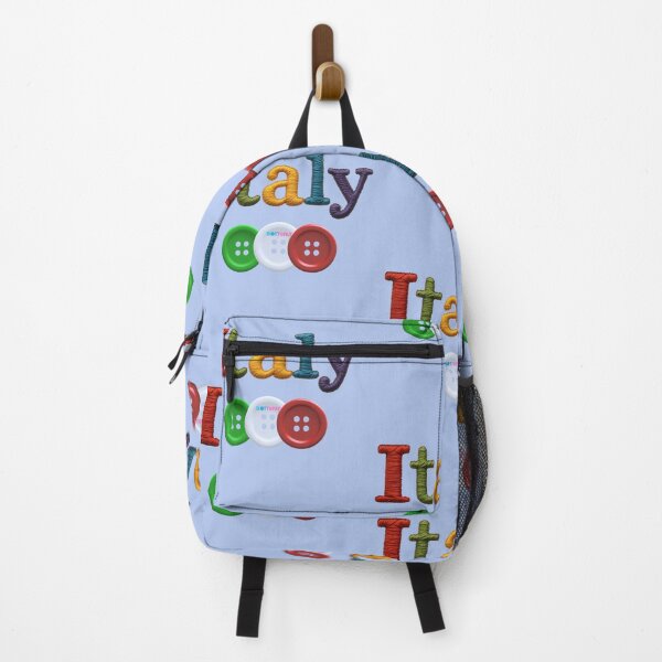 Item preview, Italy with Tricolor Buttons – Buttonly Embroidered Design designed and sold by Drawcad3d.