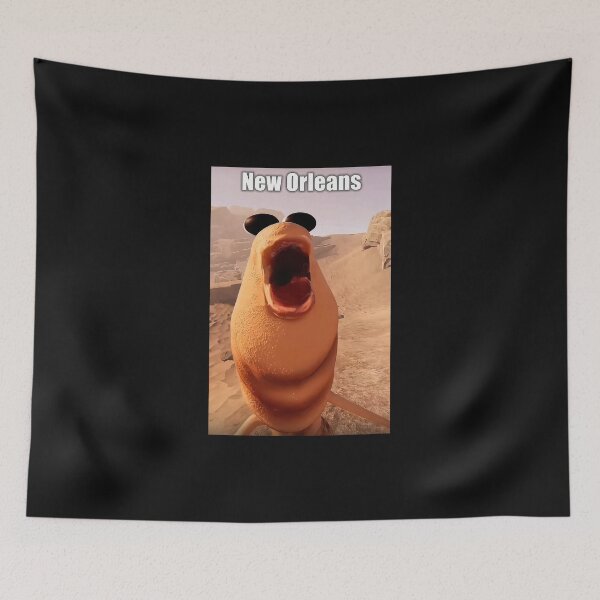 Item preview, New Orleans Marcus The Worm  designed and sold by MarlinConroy.