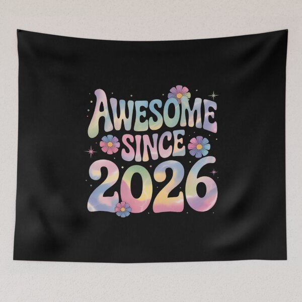 Item preview, 11 Year Old Awesome Since 2014 Tie Dye Flowers 11th Birthday designed and sold by VENOM0RIOT.