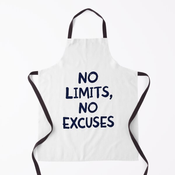 Item preview, No Limits, No Excuses – Motivational Hustle Quote designed and sold by GoxyVision.