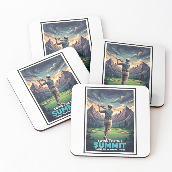 Item preview, Swing for the Summit – Vintage Mountain Golf Poster designed and sold by FujitaChimon3c5.