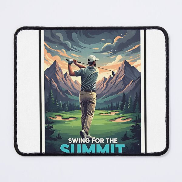 Item preview, Swing for the Summit – Vintage Mountain Golf Poster designed and sold by FujitaChimon3c5.