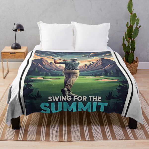 Item preview, Swing for the Summit – Vintage Mountain Golf Poster designed and sold by FujitaChimon3c5.