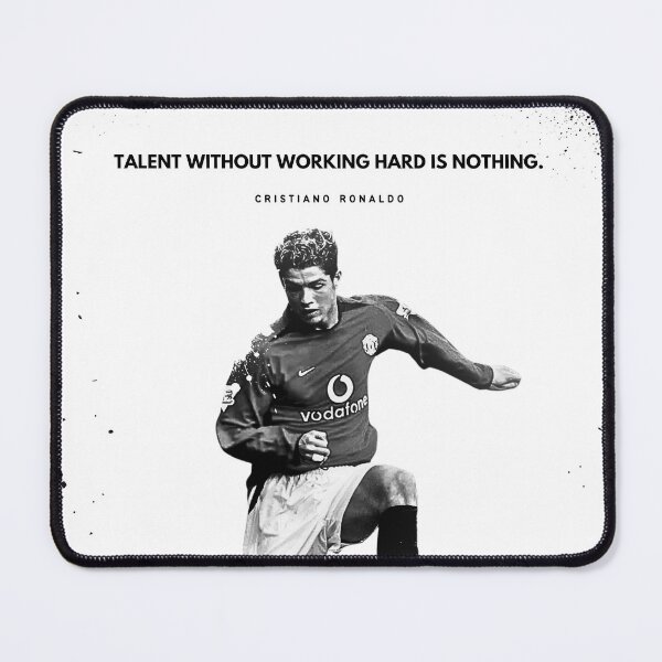 Item preview, Young Cristiano Ronaldo Motivational Portrait designed and sold by SuccessInsanity.