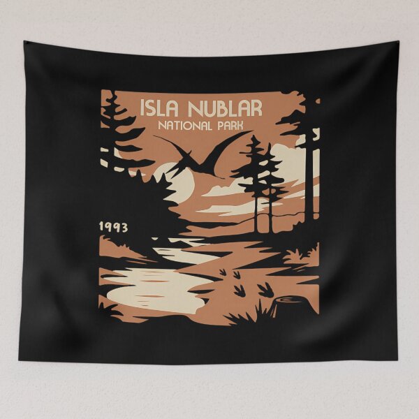 Item preview, Isla Nublar National Park designed and sold by mahafoherrary.