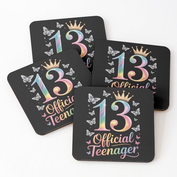 Item preview, 13 Official Teenager Crown 13 Year Old Tie Dye 13th Birthday designed and sold by VENOM0RIOT.