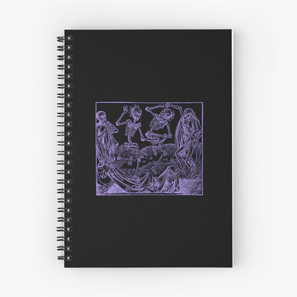 Item preview, Dance of Death  Dance of macabre - violet print  	 designed and sold by lsaauvjnqs71.