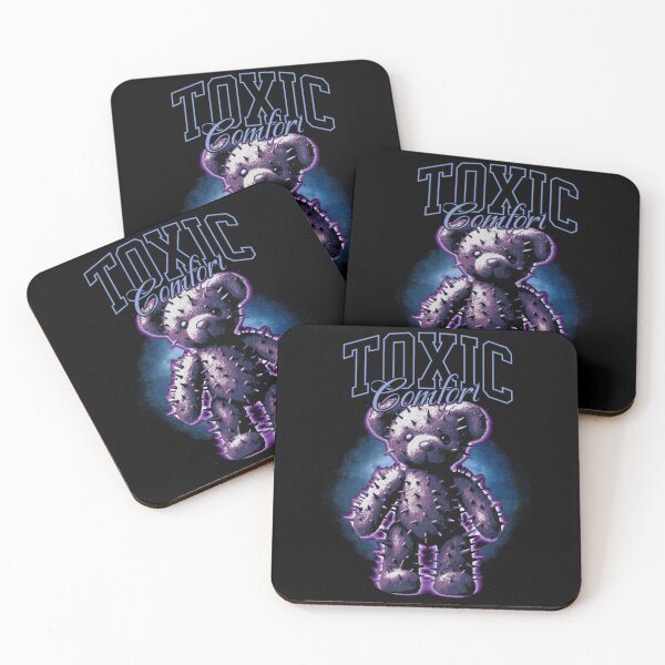 Item preview, Toxic Comfort | Spiked Teddy Bear Grunge Streetwear Design designed and sold by UsandCoDesigns.