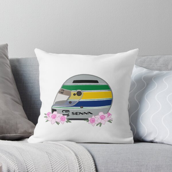 Item preview, Ayrton Senna 1994 Platinum Commemorative Helmet With Flowers designed and sold by OriDraws.