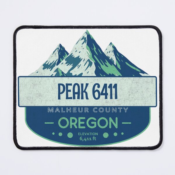 Item preview, Peak 6411, Malheur County, Oregon, Mountain Design designed and sold by Wanderful-roads.