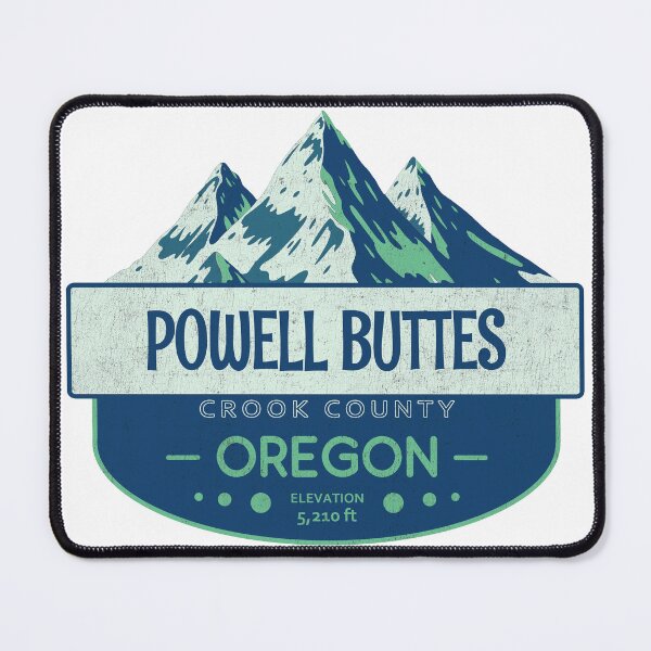 Item preview, Powell Buttes, Crook County, Oregon, Mountain Design designed and sold by Wanderful-roads.