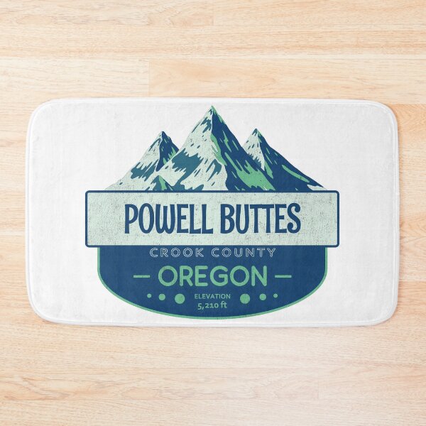 Item preview, Powell Buttes, Crook County, Oregon, Mountain Design designed and sold by Wanderful-roads.