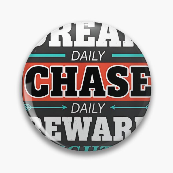 Item preview, Dream Daily Chase Daily Reward Nightly – Motivational Quote Typography designed and sold by MasudaKatsuo0v7.