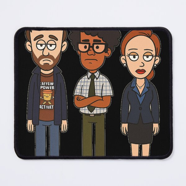 Item preview, Sitcom Legends: Roy, Moss & Jen designed and sold by halibutgoatramb.