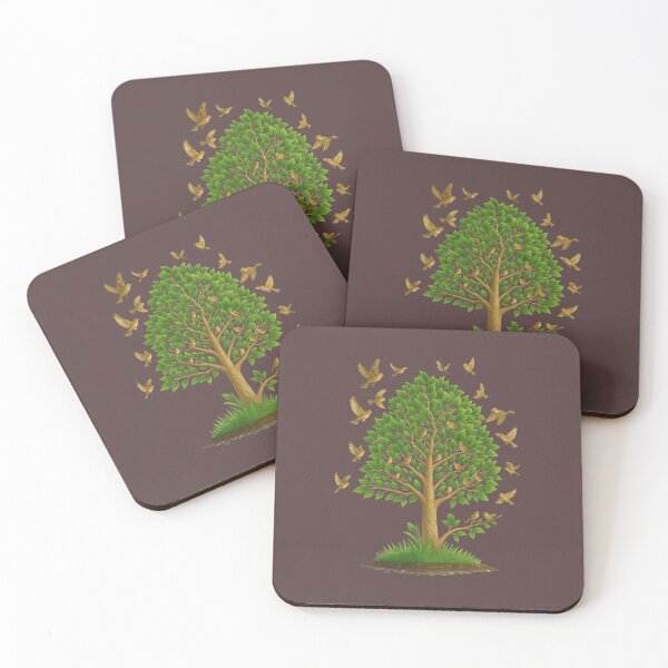 Item preview, The Shade of the Bodhi Tree and the Friendship of Little Birds designed and sold by Chaiyanont.