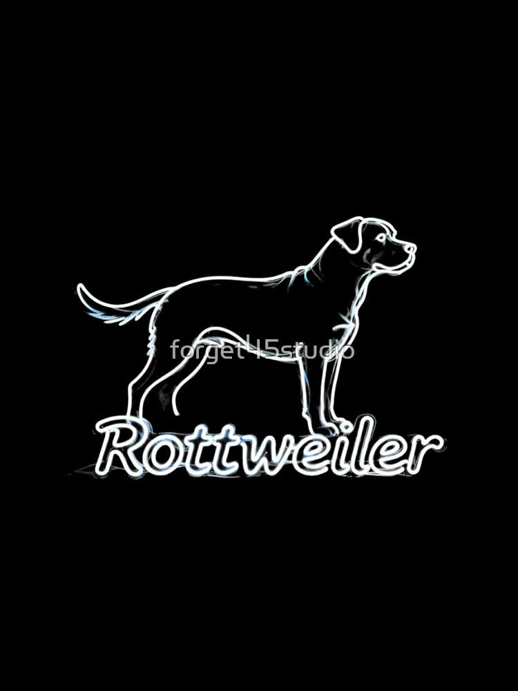 Thumbnail 4 of 4, iPhone Case, Neon Rottweiler designed and sold by forget45studio.