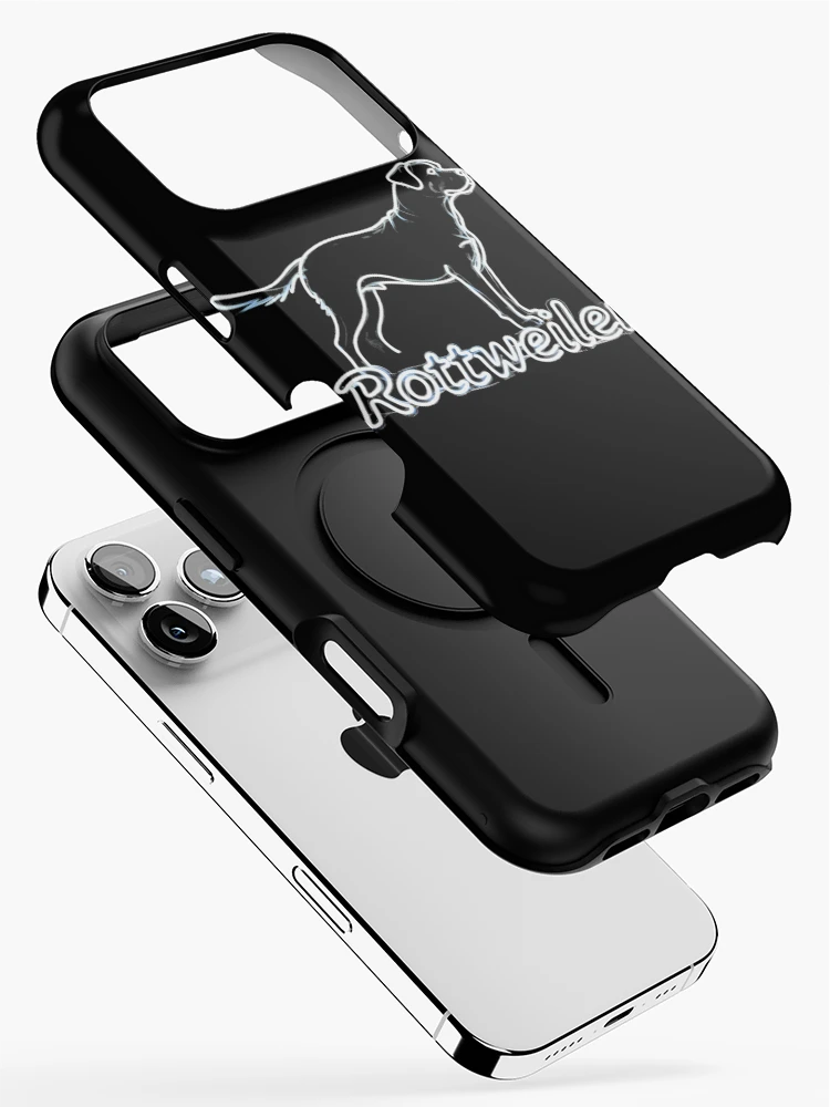 Thumbnail 2 of 4, iPhone Case, Neon Rottweiler designed and sold by forget45studio.