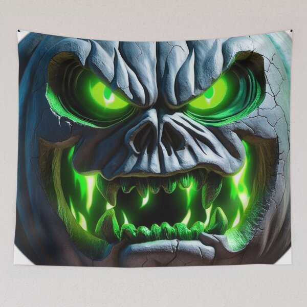 Item preview, Scary horror-like halloween pumpkin designed and sold by AJTees99.