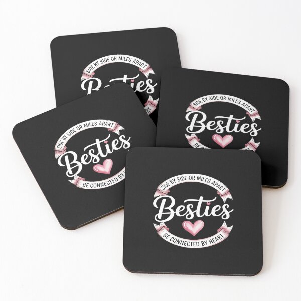 Item preview, Besties will always be connected by Heart BFF Best Friends designed and sold by Idarmotar.