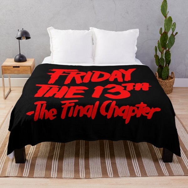 Item preview, Friday The 13th Horror Typography Retro Slasher designed and sold by treatmentjini.