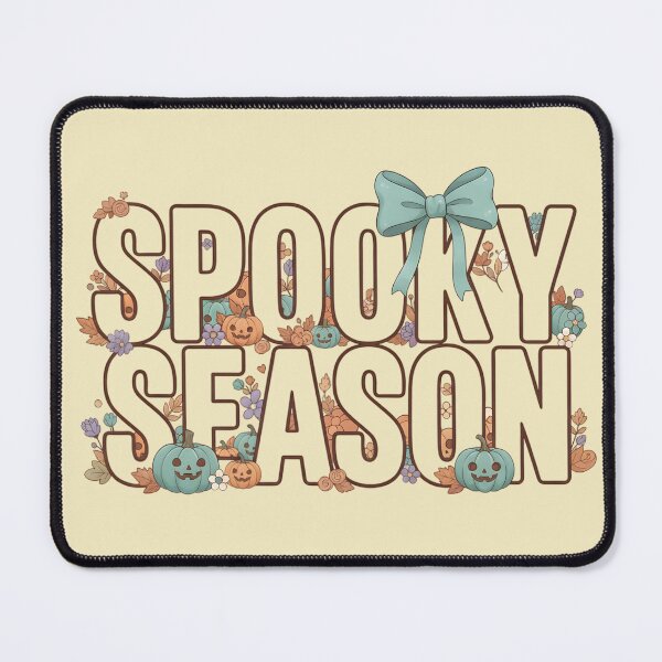 Item preview, Spooky Season – Cute Pastel Pumpkin and Floral Halloween Design designed and sold by LinLuckStudio.