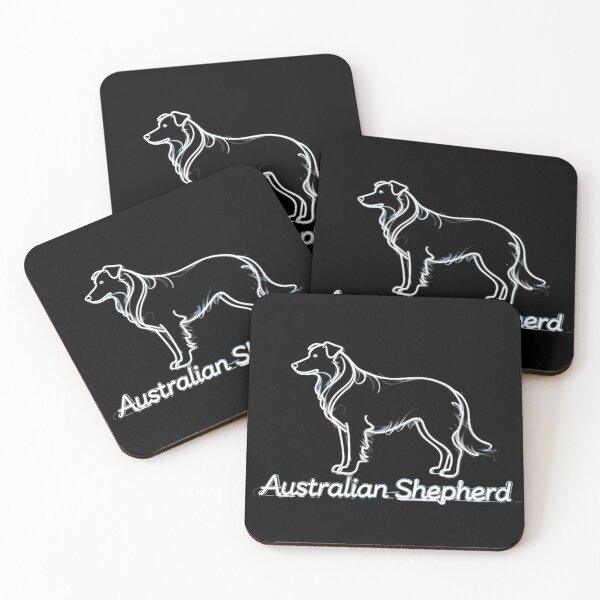 Artikelvorschau, Neonfarbener Australian Shepherd entworfen und verkauft von forget45studio.