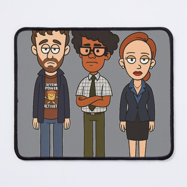 Item preview, Sitcom Legends: Roy, Moss & Jen designed and sold by halibutgoatramb.