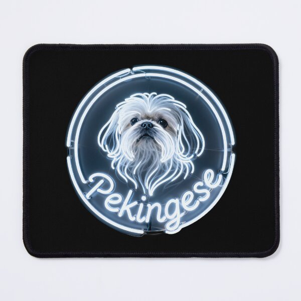 Item preview, Circle Neon Lamp Pekingese designed and sold by forget45studio.