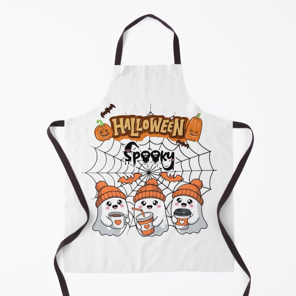 Item preview, Spooky Coffee Crew - Cute Halloween Ghosts designed and sold by DesignsbySisco.