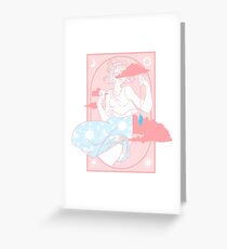 Pink Fortune Teller Greeting Card