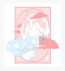 Pink Fortune Teller Photographic Print