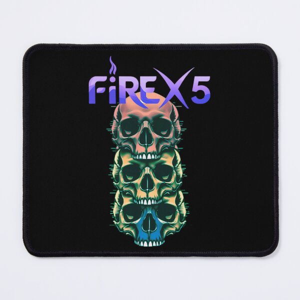 Item preview, Fire X 5 Band Stacked Skulls Rock Band Music Concert designed and sold by NashGulgowski.