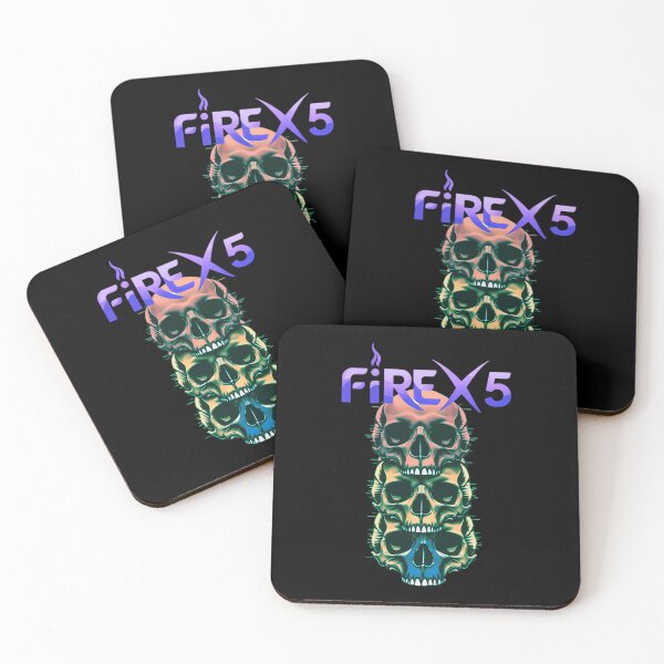 Item preview, Fire X 5 Band Stacked Skulls Rock Band Music Concert designed and sold by NashGulgowski.