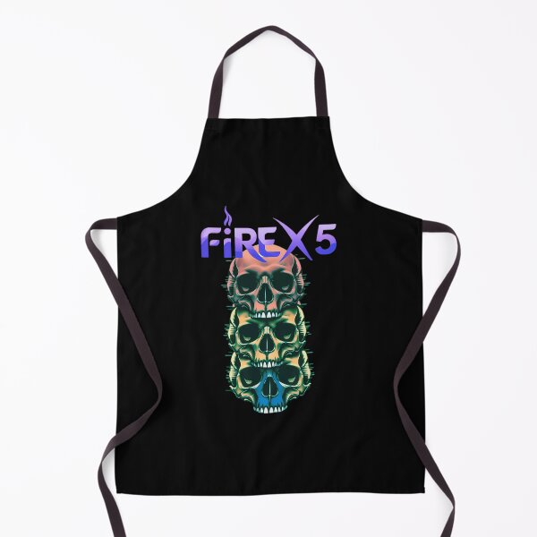 Item preview, Fire X 5 Band Stacked Skulls Rock Band Music Concert designed and sold by NashGulgowski.