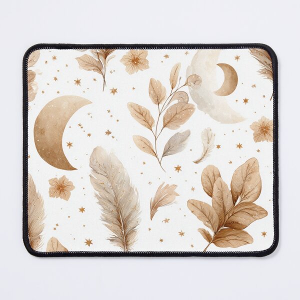 Item preview, kids room decor,feather moon pattern design white background, kids wall art, kids room design, monochrome design designed and sold by Artania21.