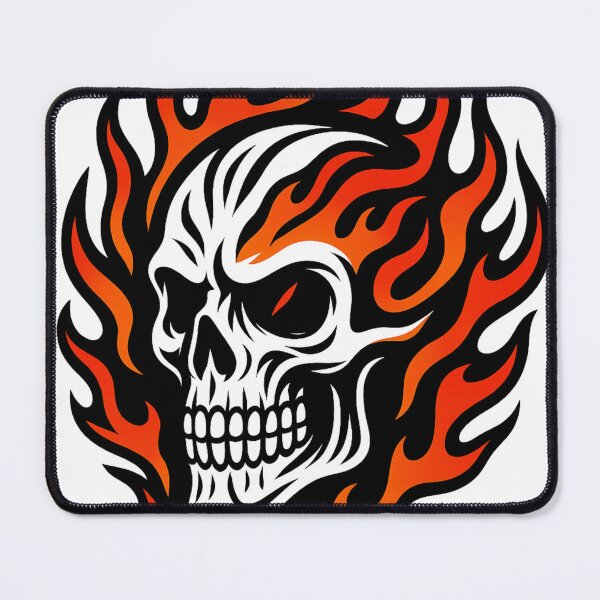 Item preview, Flame Skull Tribal · Tribal Flame Skull designed and sold by DjokosDisigns.
