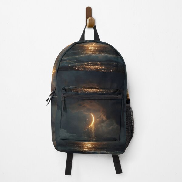 Item preview, Golden Moon Falling Into the Ocean designed and sold by Guesso.