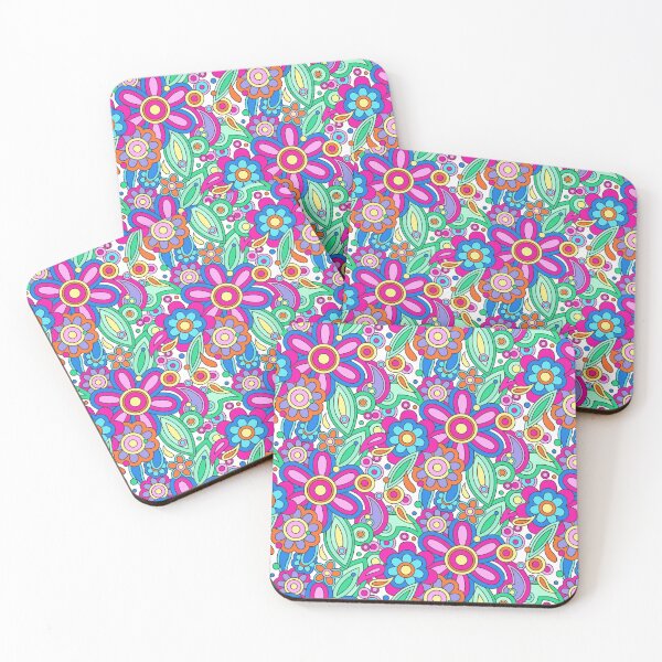 Item preview, colorful 90s retro floral  designed and sold by eternalsol.