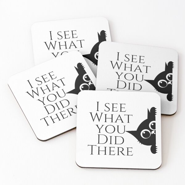 Item preview, I See What You Did There Meme | Funny Black Cat Design for Childfree Cat Moms & Meme Lovers designed and sold by boldstuffshop.