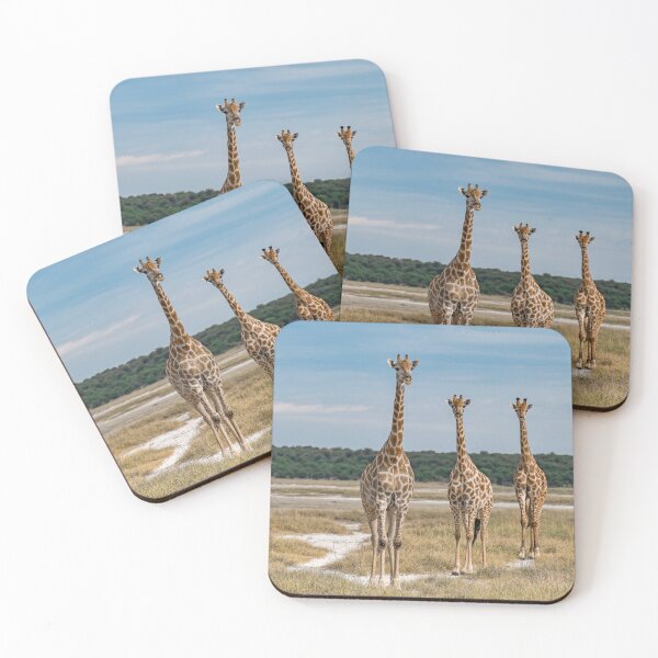 Item preview, The Tall Trio – Three Giraffes in the Open Savanna designed and sold by DavideAntoniani.
