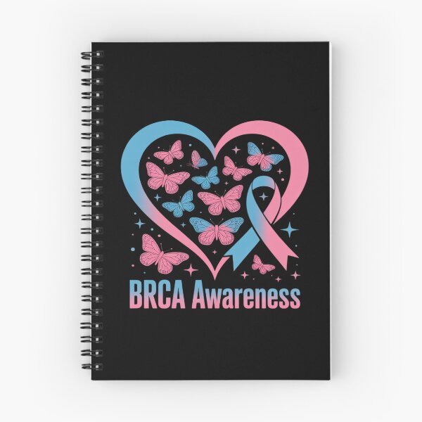 Item preview, BRCA Awareness heart Ribbons And Butterflies designed and sold by August4Laughs25.
