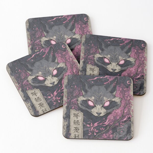Item preview, Mischievous Tanuki Yokai designed and sold by bapupa.