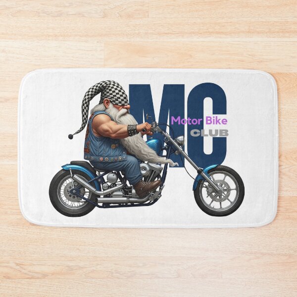 Item preview, Chopper Riding Gnome Biker T-shirt - Fun Fantasy Motorcycle Club Design designed and sold by DisignByPrince.