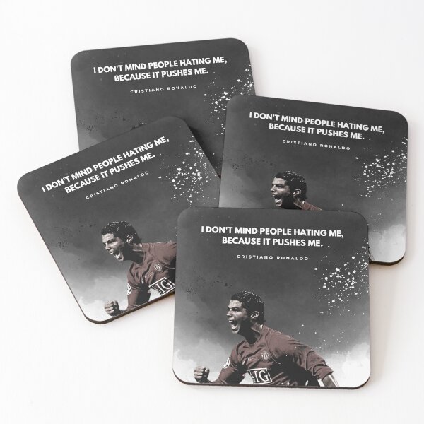 Item preview, Cristiano Ronaldo Motivational Quote Portrait designed and sold by SuccessInsanity.