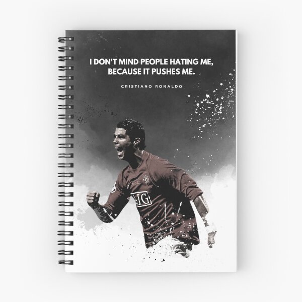 Item preview, Cristiano Ronaldo Motivational Quote Portrait designed and sold by SuccessInsanity.
