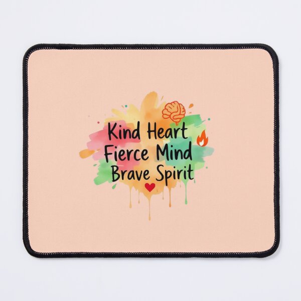Item preview, Kind Heart Fierce Mind Brave Spirit | Inspirational Quote designed and sold by NewAspect.