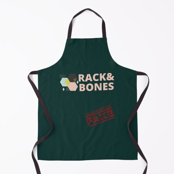 Item preview, RACK &_ BONES Guaranteed Fake - Funny fake copied logo design designed and sold by LandMeetSky.